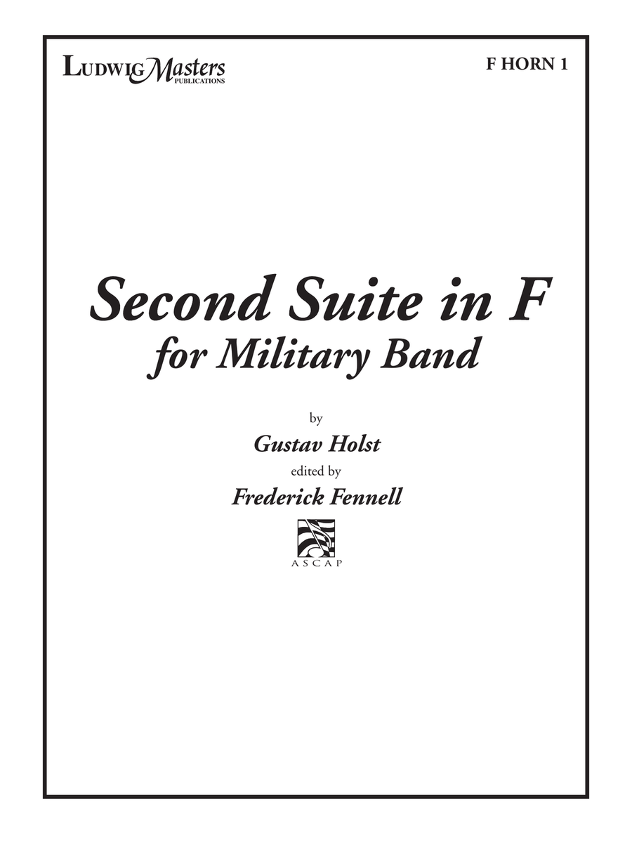 Second Suite in F - Horn 1