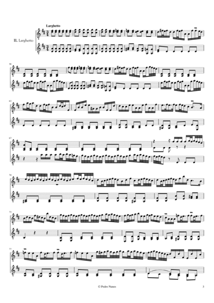 Concerto in D Major, BWV 972 (Arr. 2 Guitars)