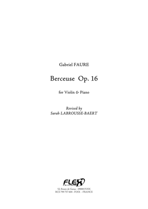 Book cover for Berceuse Op. 16