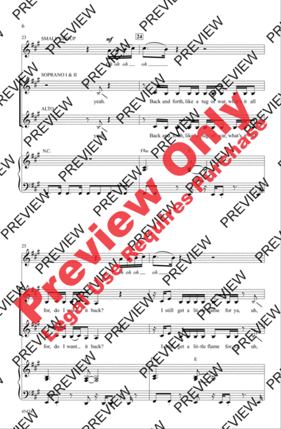 Should've Been Us Women's Choir scores gallery preview page 6