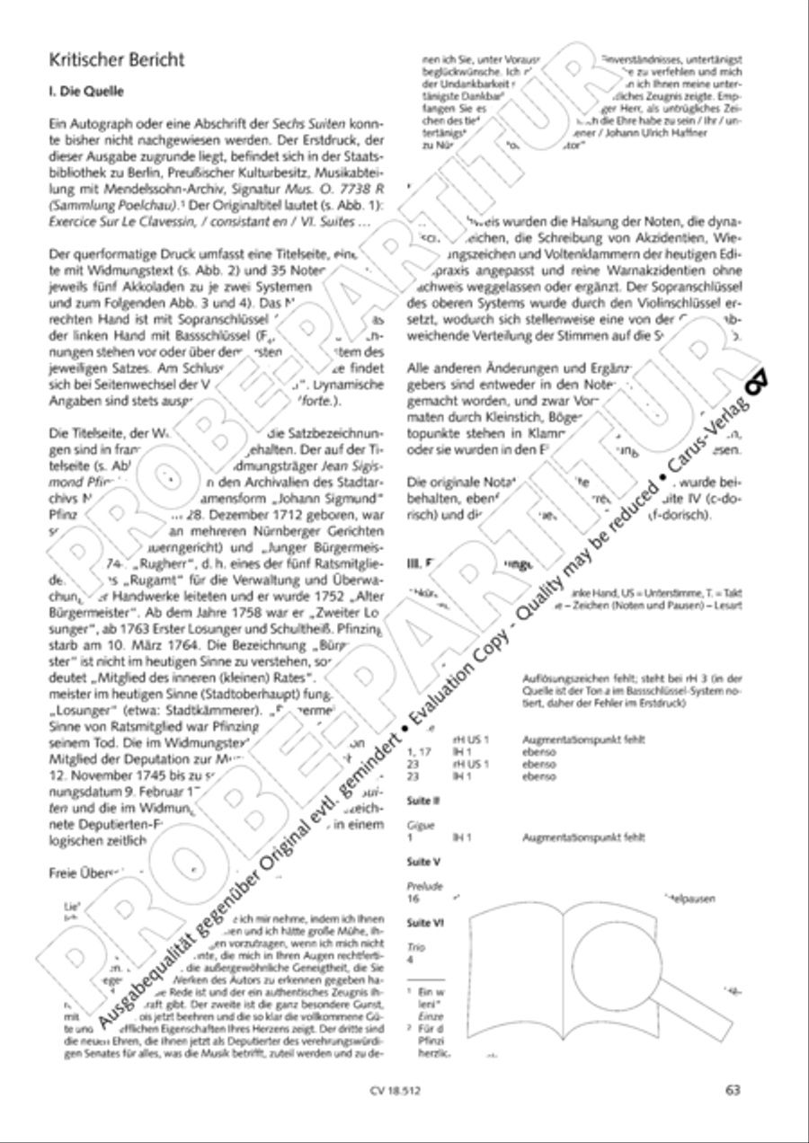 Six Suites Harpsichord scores gallery preview page 64