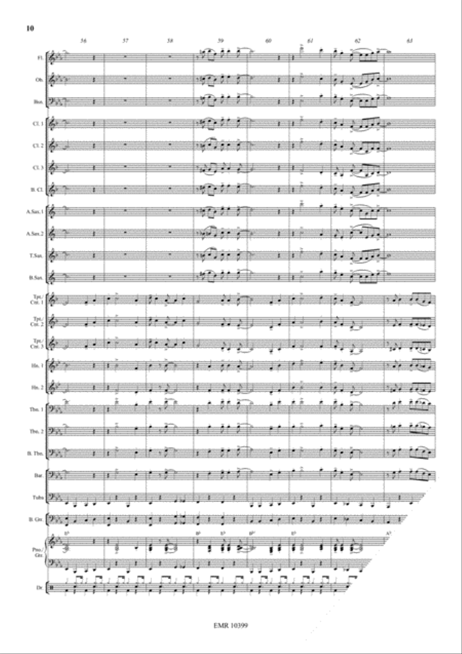 She'll Be Coming Round The Mountain Concert Band scores gallery preview page 11