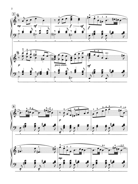 The Lone Nightingale - Piano Duo (2 Pianos, 4 Hands)