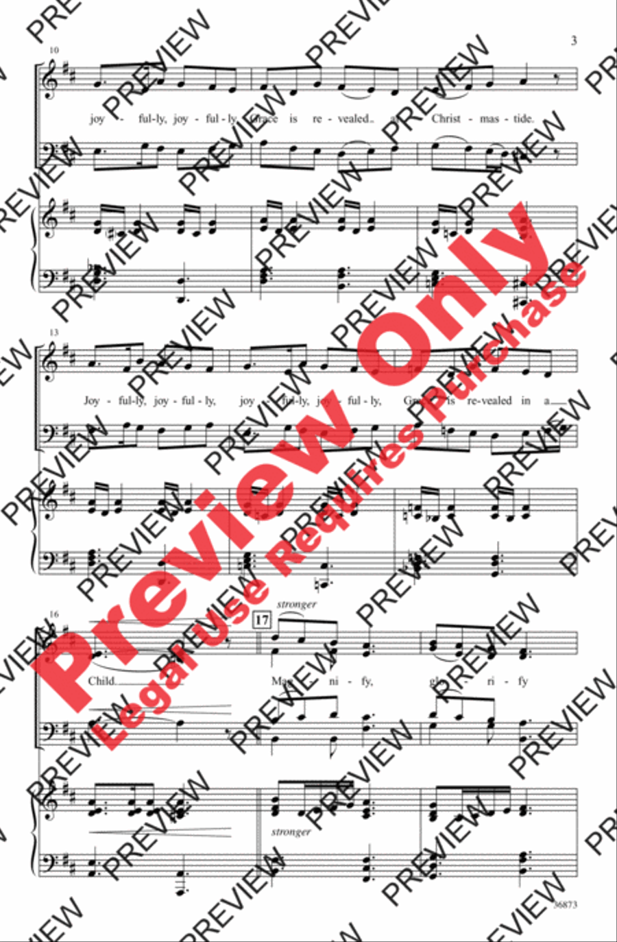 Christmastide 4-Part scores gallery preview page 3