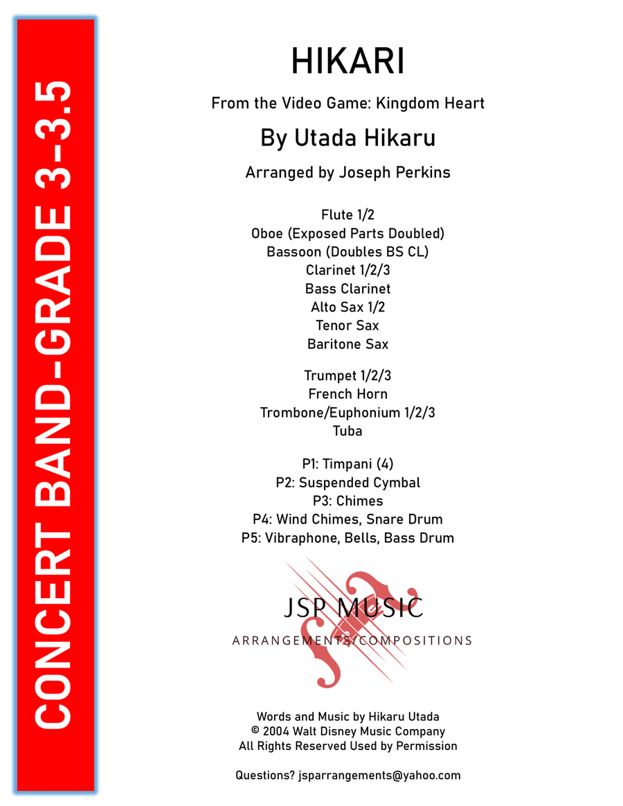 Hikari Concert Band scores gallery preview page 1