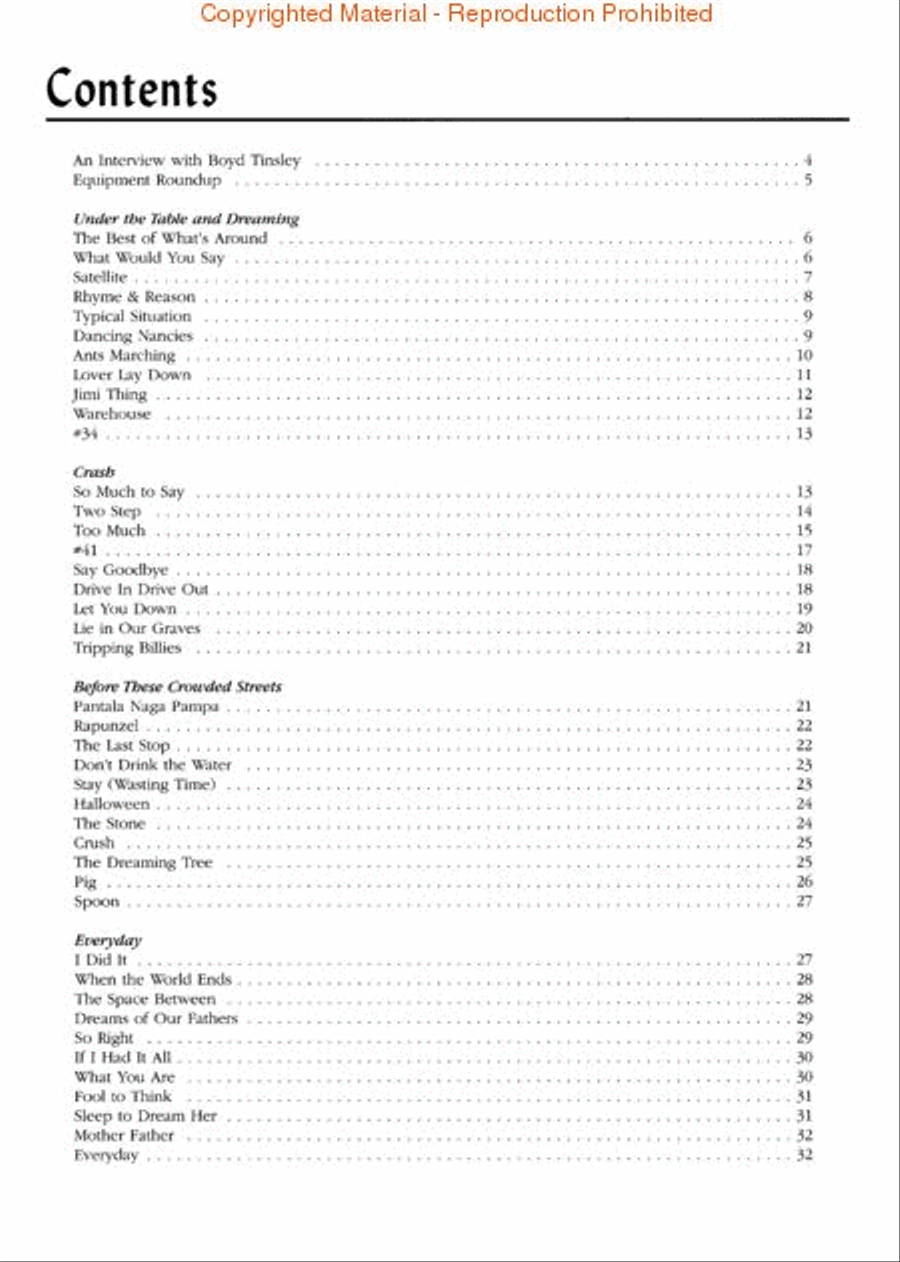 Dave Matthews Band - Just the Riffs for Violin Violin scores gallery preview page 2