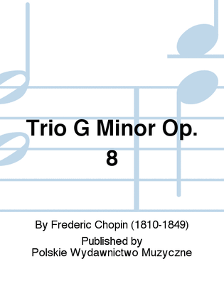 Book cover for Trio G Minor Op. 8