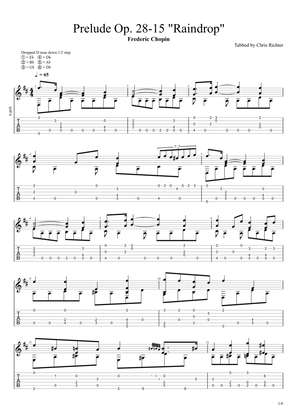 Raindrop Prelude, Op. 28, No. 15 (Frédéric Chopin)