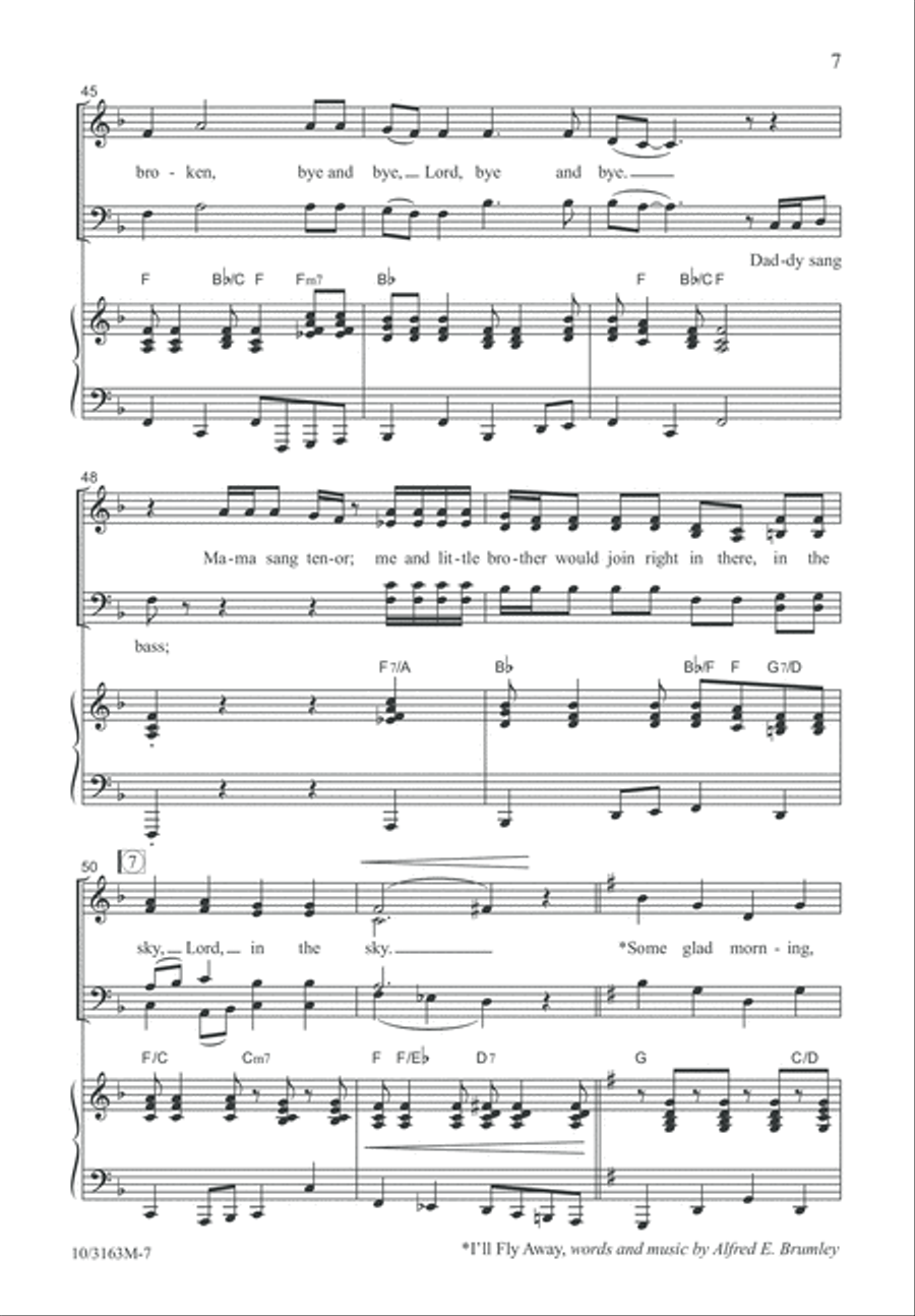 Hallelujah! By and By Hallelujah! By and By 4-Part scores gallery preview page 7