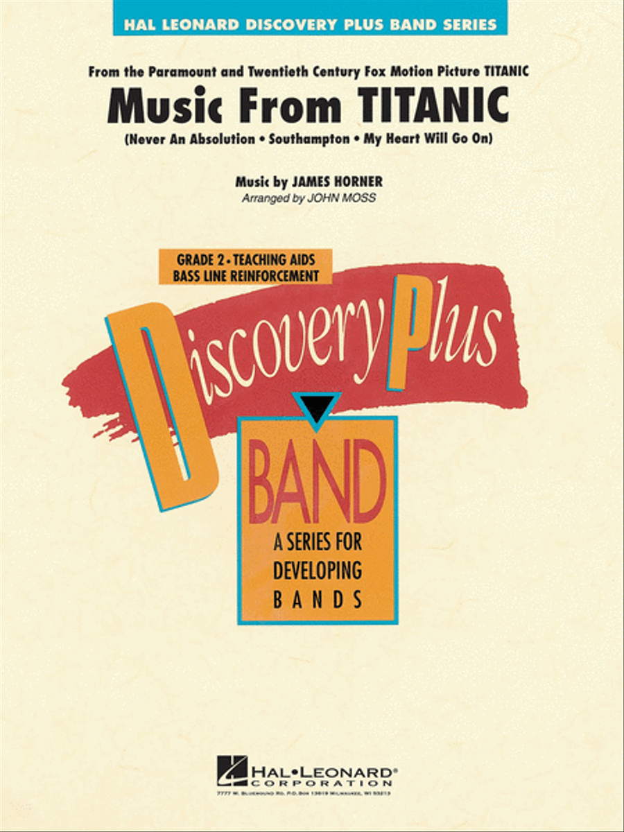 Music from Titanic Concert Band scores gallery preview page 1