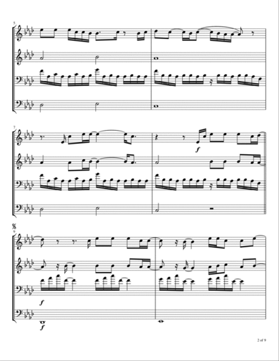 Sparrows Sparrows Brass Ensemble scores gallery preview page 3