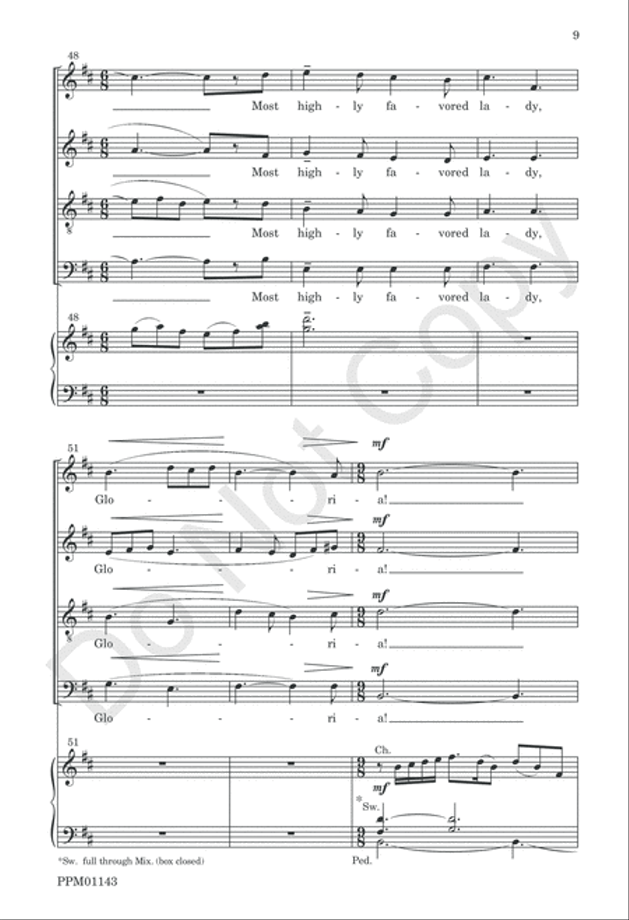 Gabriel's Message 4-Part scores gallery preview page 10