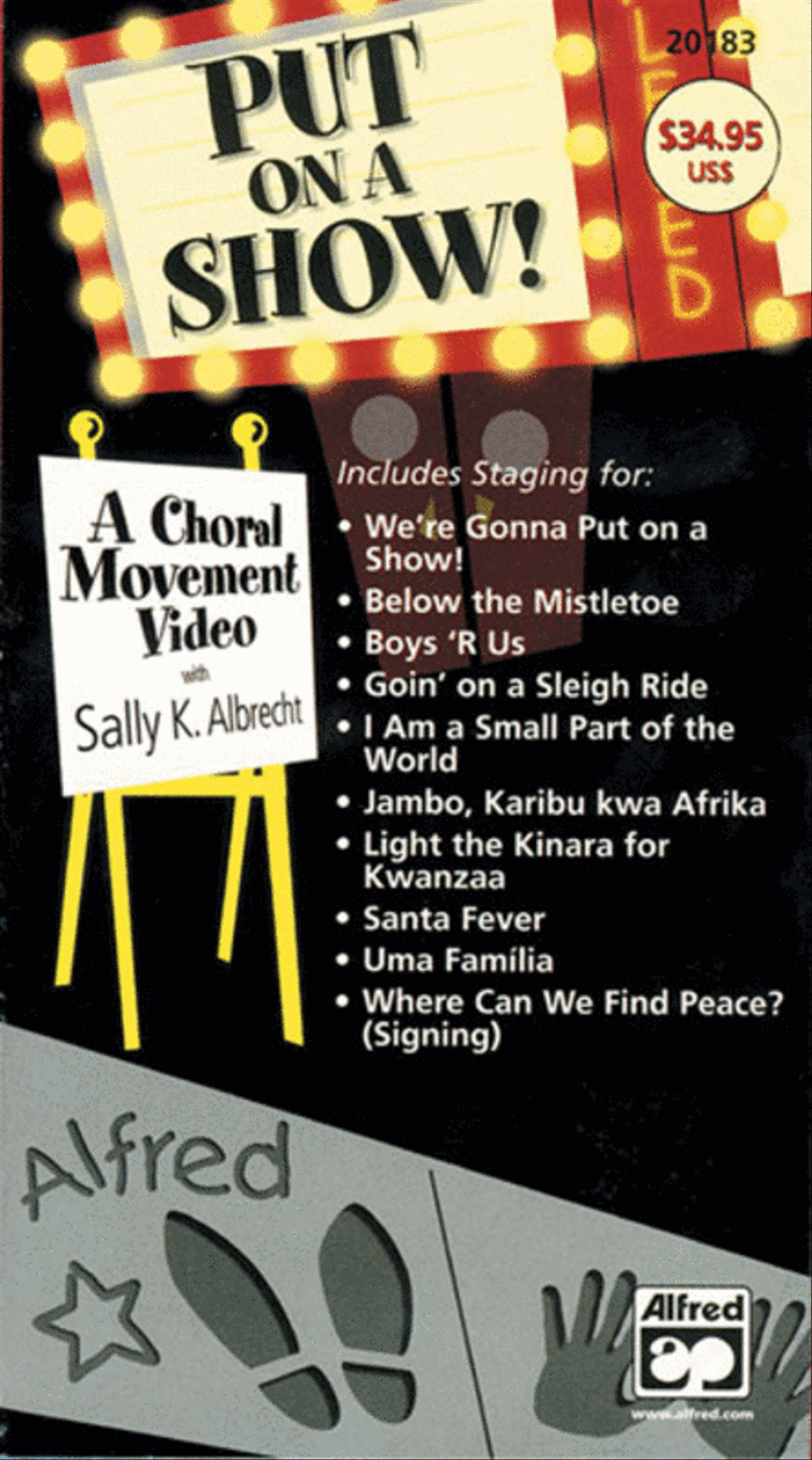 Book cover for Put On a Show! A Choral Movement DVD