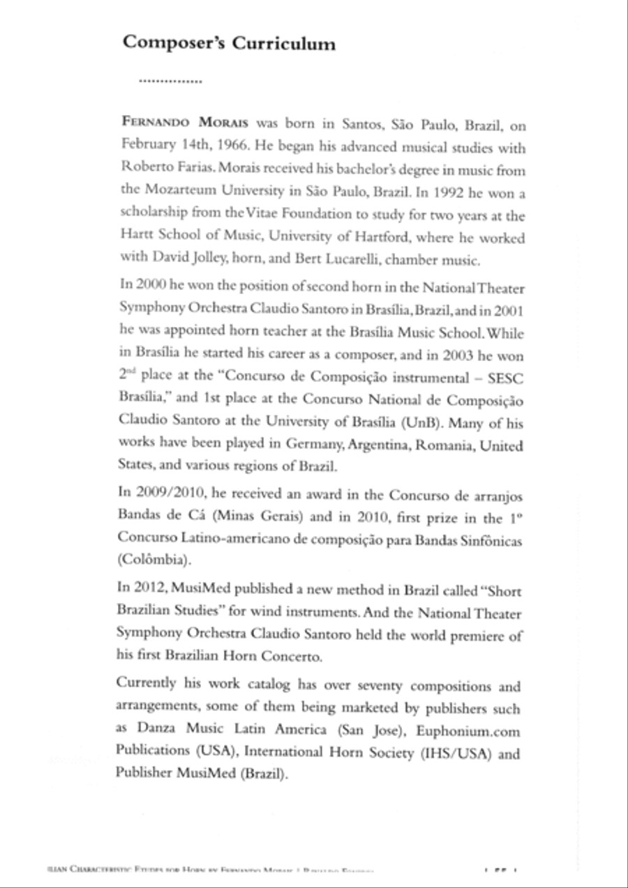 DUO CONCERTANTE Nº 1 PARA DUAS TROMPAS Horn Solo scores gallery preview page 3