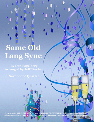 Book cover for Same Old Lang Syne