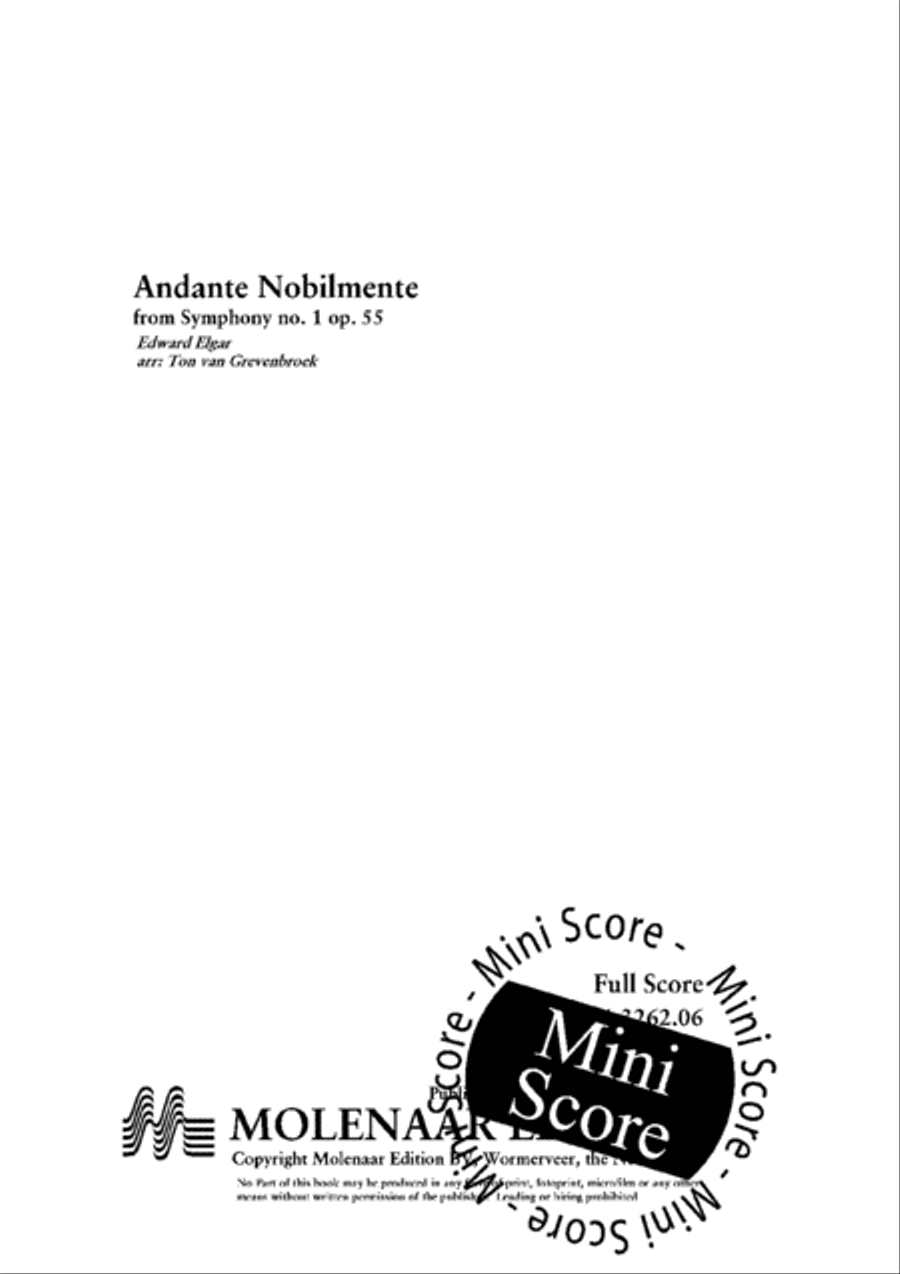 Andante Nobilmente Concert Band scores gallery preview page 3