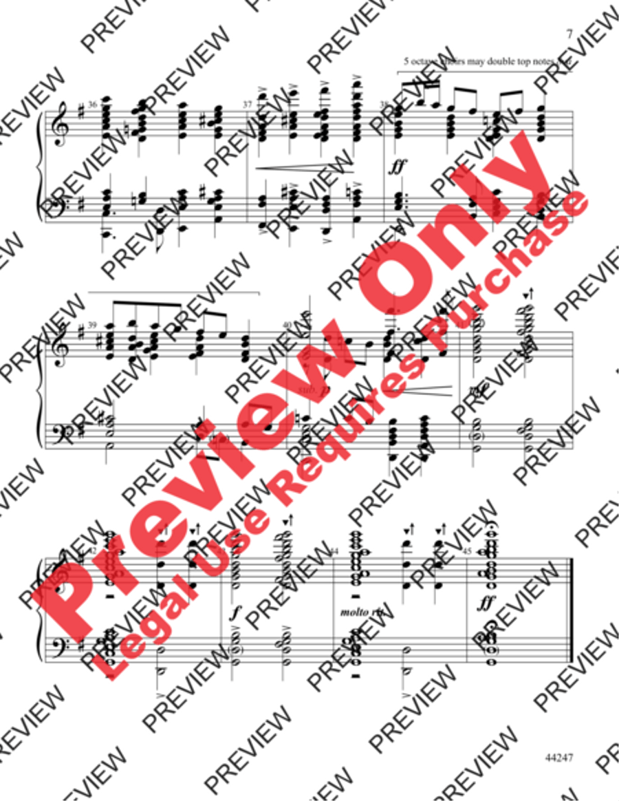 Thanks Be to God Handbell Choir scores gallery preview page 7