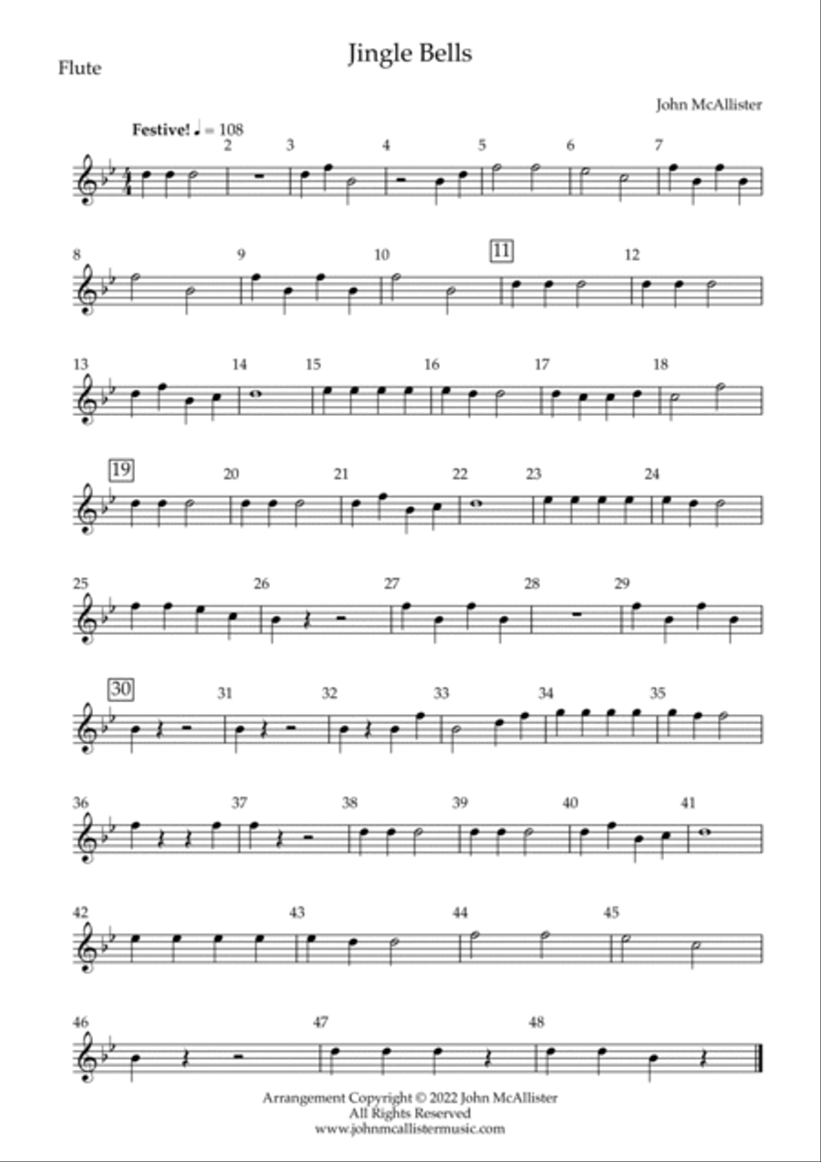 Jingle Bells - for beginning/young band Concert Band scores gallery preview page 6