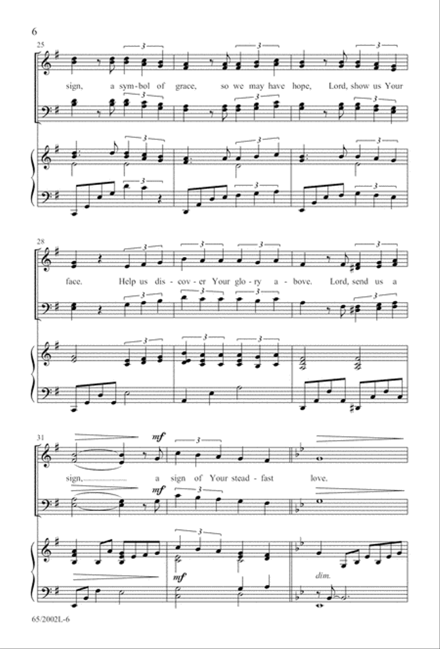 And This Shall Be a Sign And This Shall Be a Sign 4-Part scores gallery preview page 7