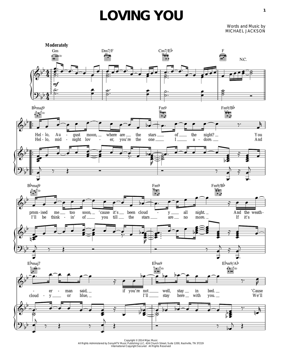 Loving You Loving You Acoustic Guitar scores gallery preview page 1