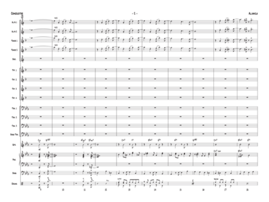 Alianza Alianza Jazz Ensemble scores gallery preview page 4