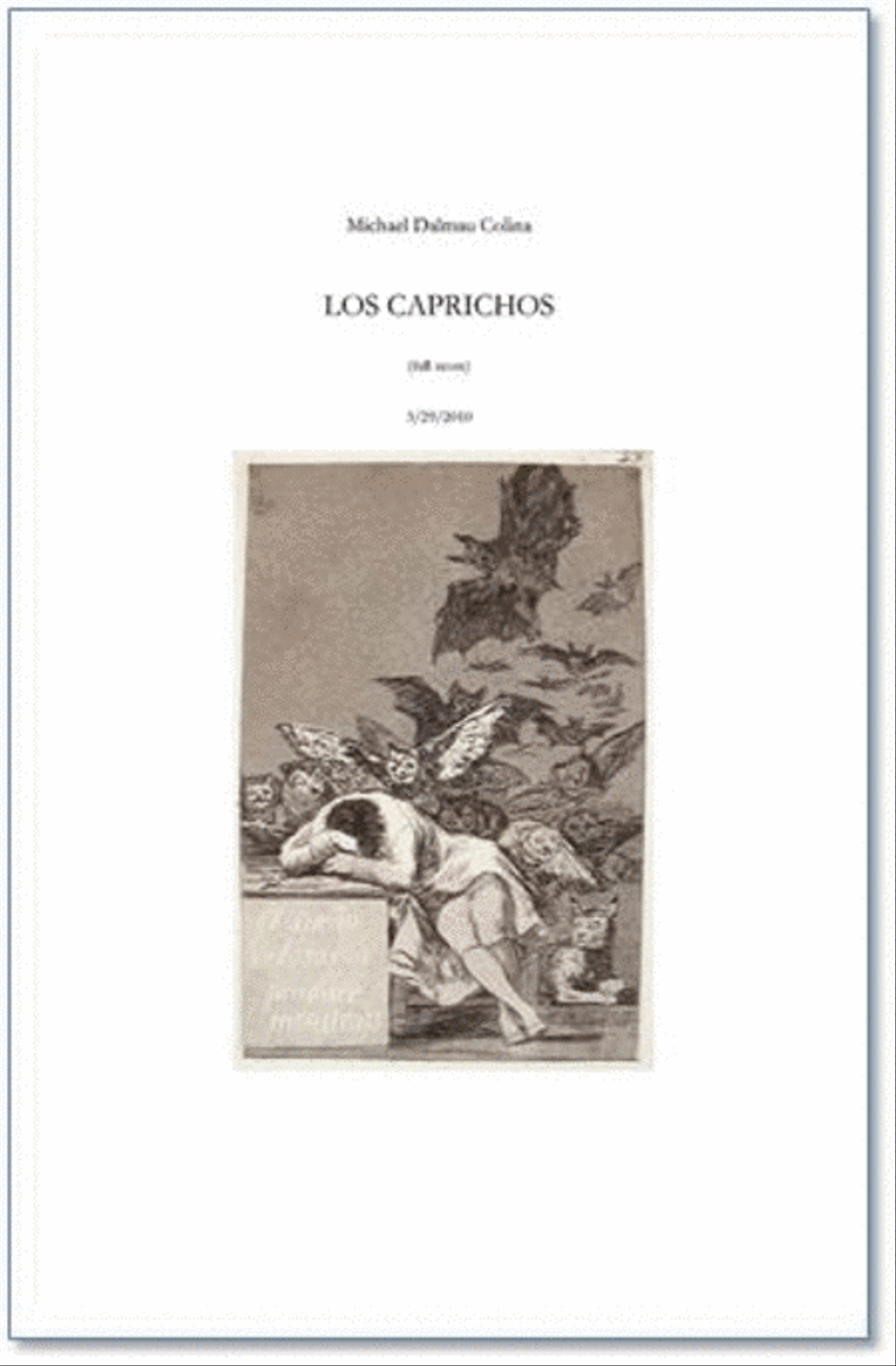 Los Caprichos Full Orchestra scores gallery preview page 1