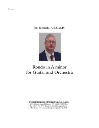 Rondo in A minor for Guitar and Orchestra