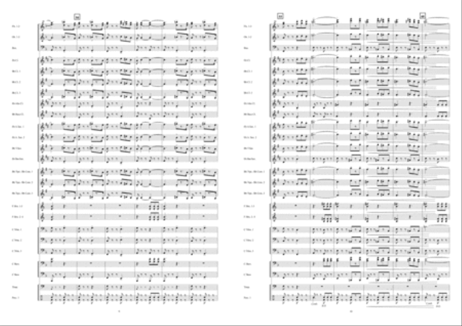 Hail Nero - Triumphal March (From Quo Vadis) Brass Band scores gallery preview page 6