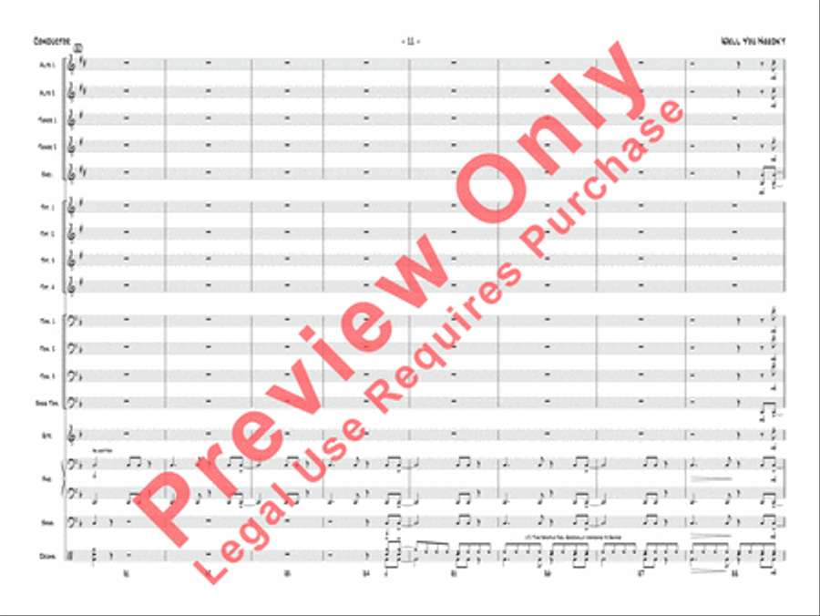 Well You Needn't Jazz Ensemble scores gallery preview page 12