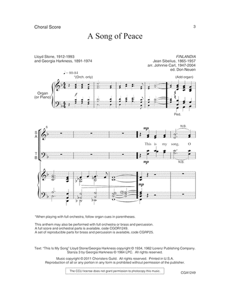 A Song of Peace image number null