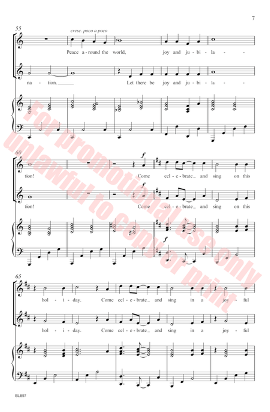 Celebrate and Sing Celebrate and Sing 2-Part scores gallery preview page 8