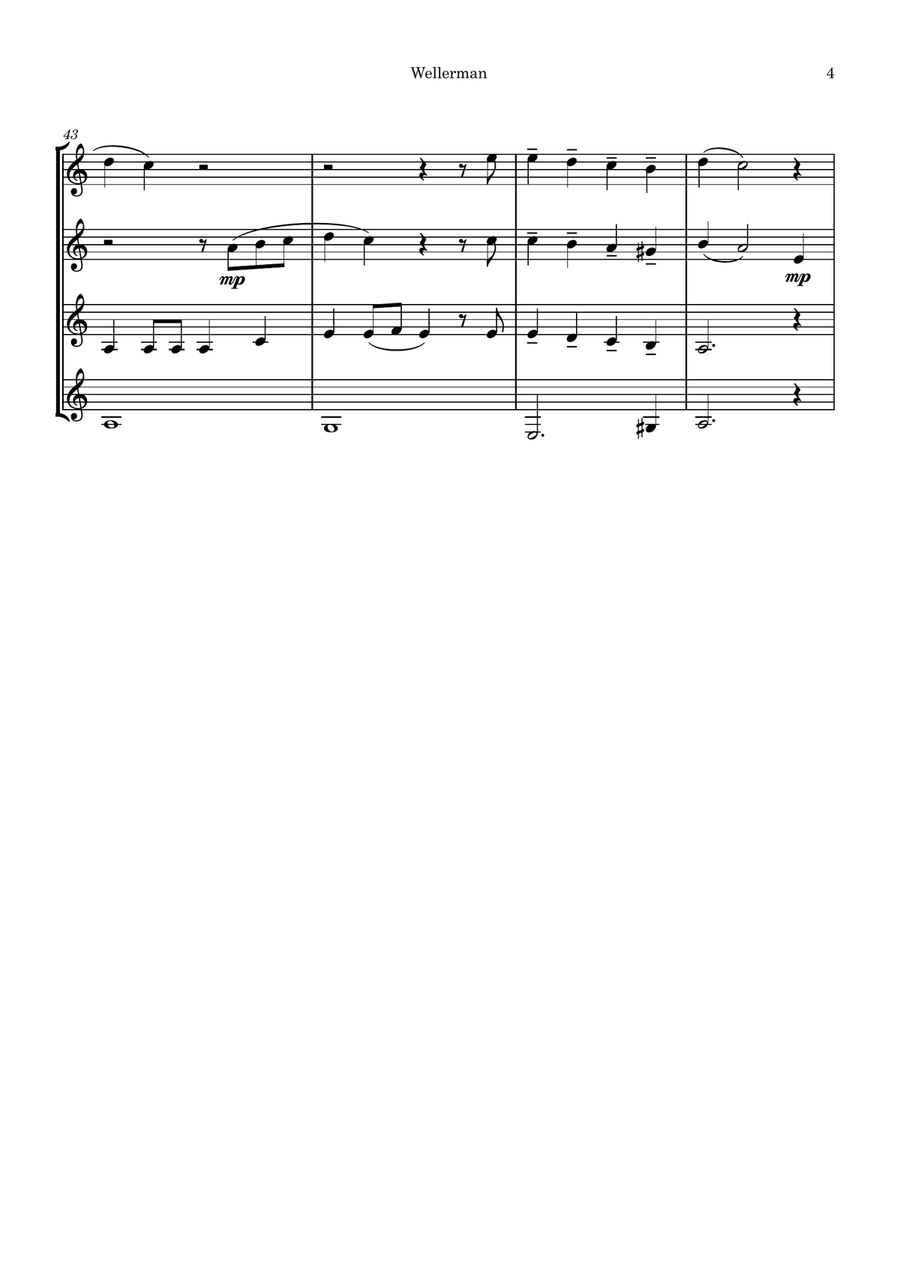 Sea Songs Clarinet Quartet scores gallery preview page 5