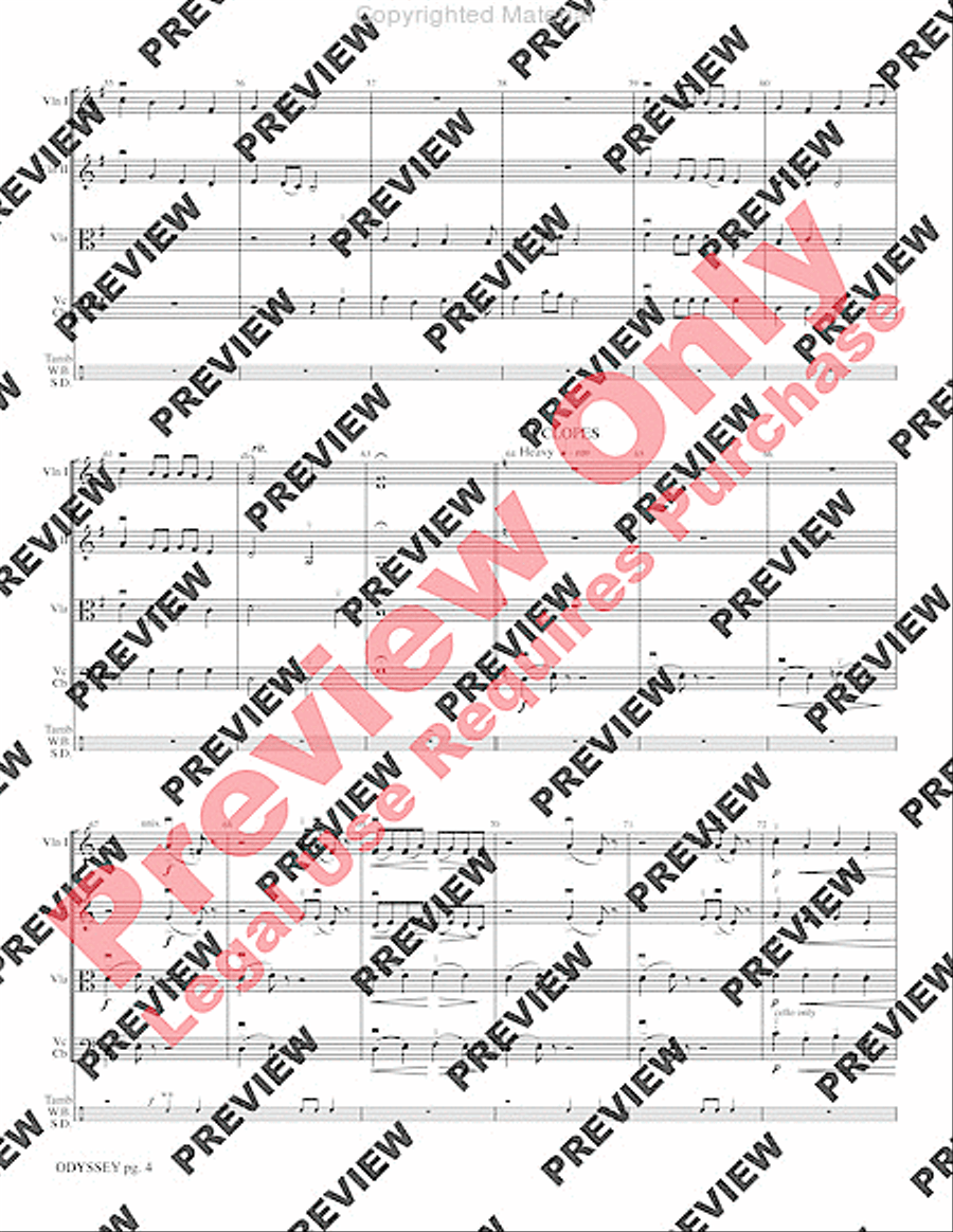 Odyssey Odyssey String Orchestra scores gallery preview page 7