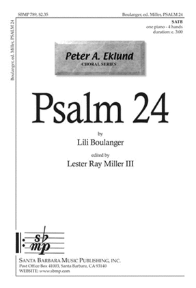 Book cover for Psalm 24 - SATB Octavo
