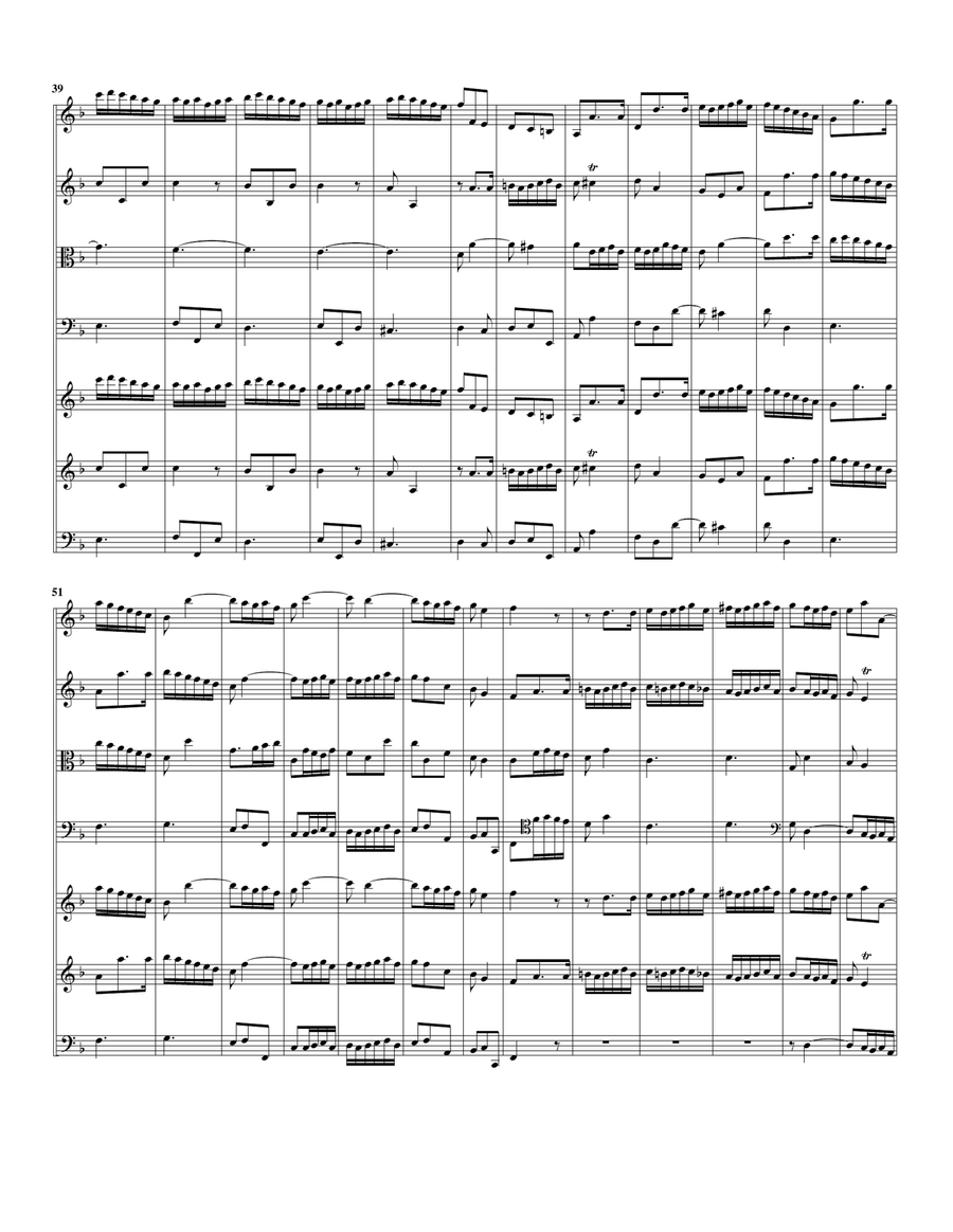 Concerto grosso Op.3, no.4 in D minor String Orchestra scores gallery preview page 4