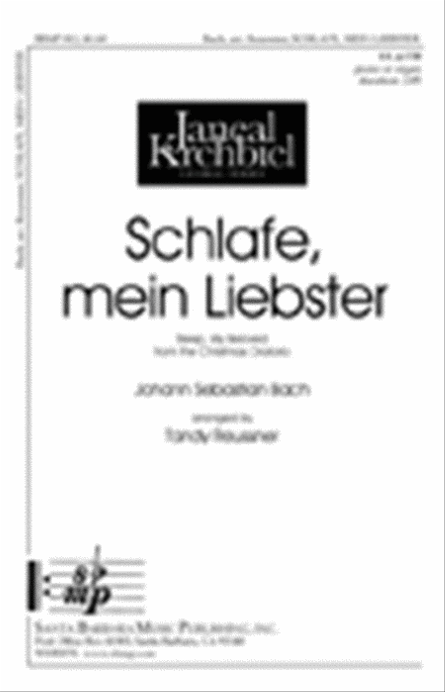 Schlafe, mein Liebster - SA Octavo TB scores gallery preview page 1