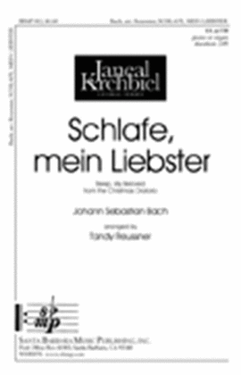 Book cover for Schlafe, mein Liebster - SA Octavo