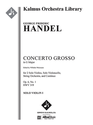 Concerto Grosso in G, Op. 6, No. 1, HWV 319
