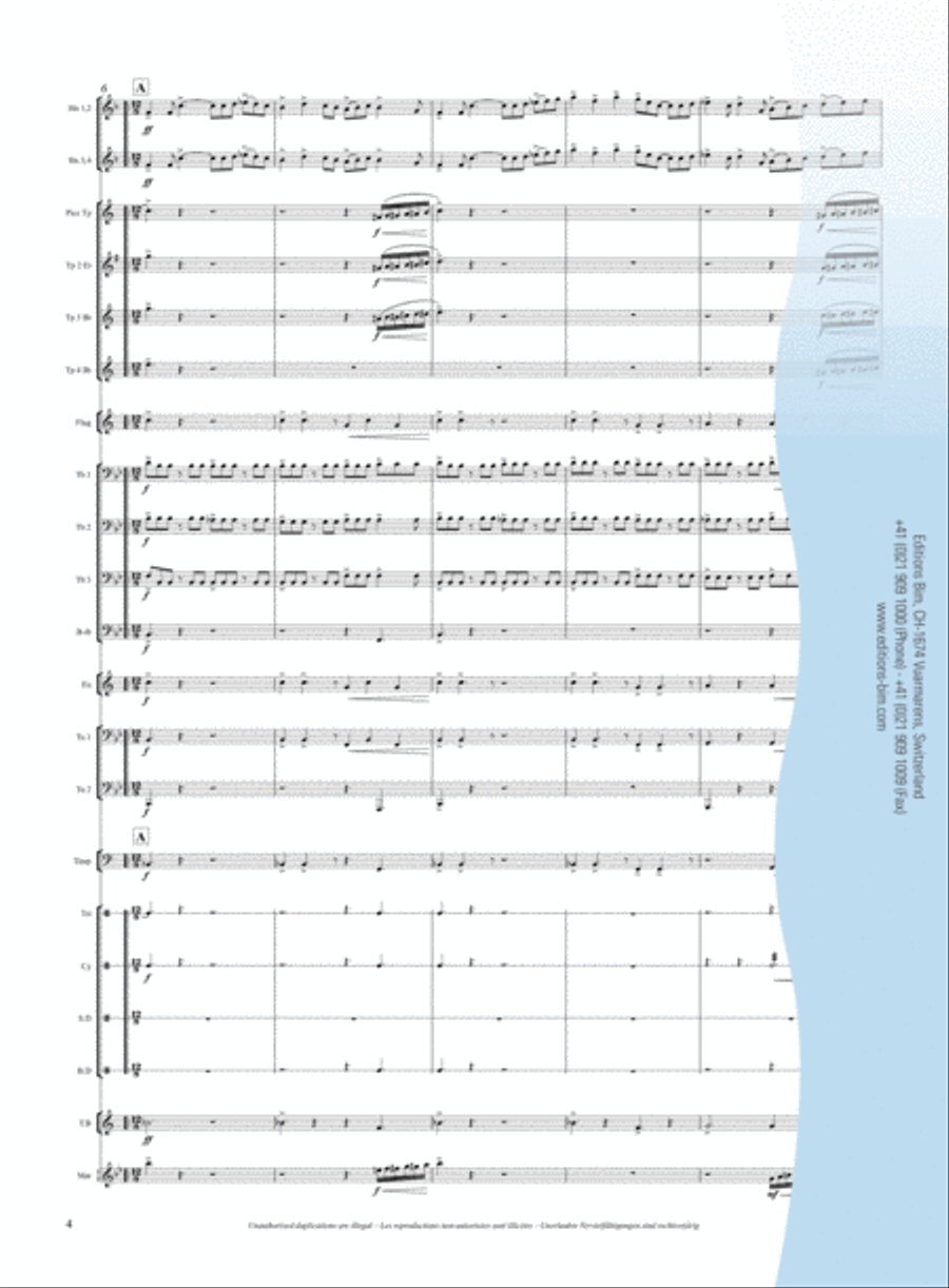 Grand Fanfare Grand Fanfare Brass Ensemble scores gallery preview page 3