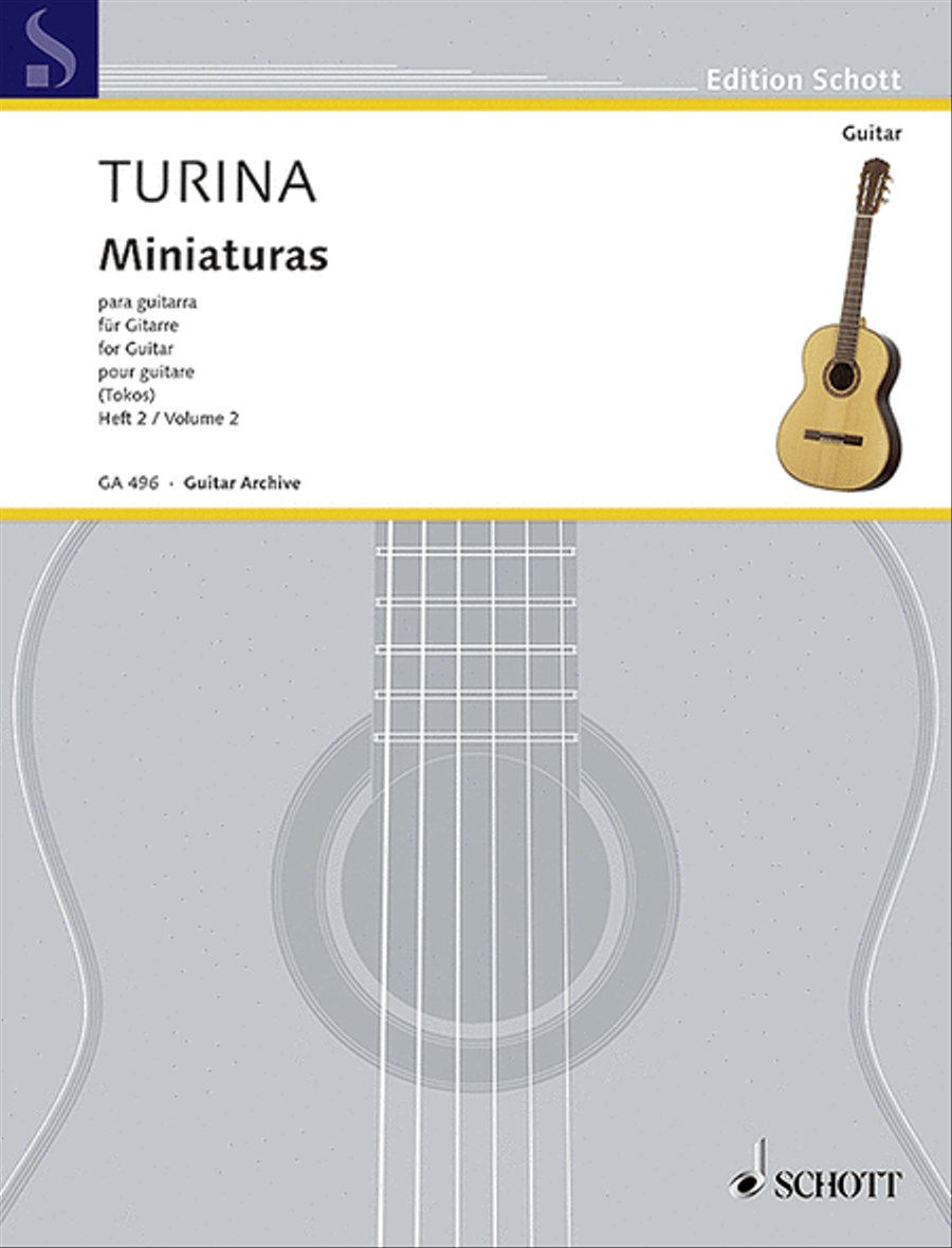 Miniaturas Acoustic Guitar scores gallery preview page 1