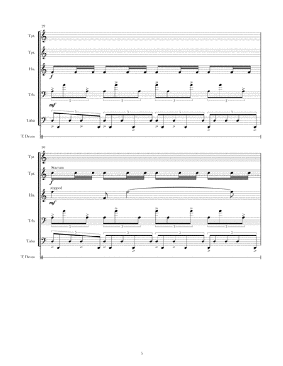 August 2019 Brass Ensemble scores gallery preview page 6