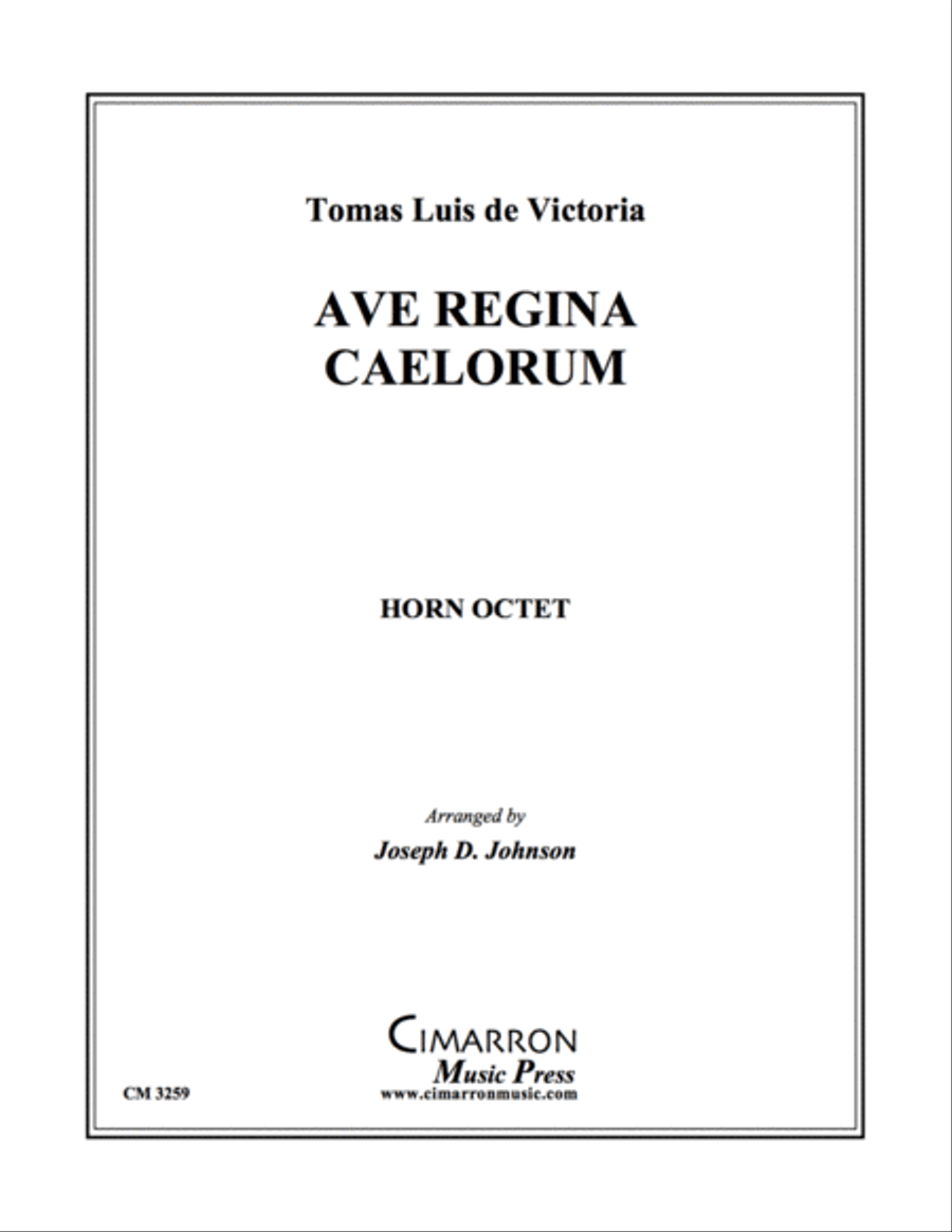 Ave regina caelorum Horn scores gallery preview page 1