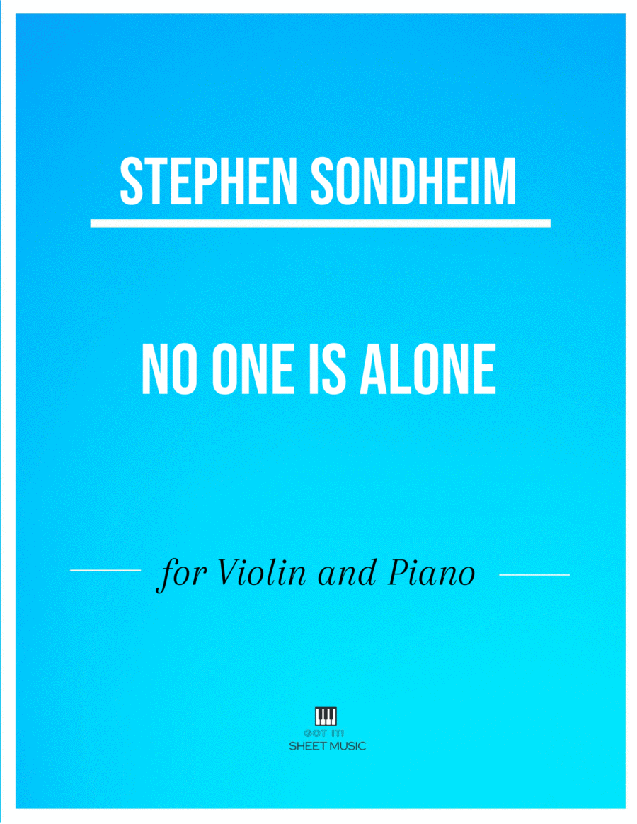 No One Is Alone No One Is Alone Small Ensemble scores gallery preview page 1