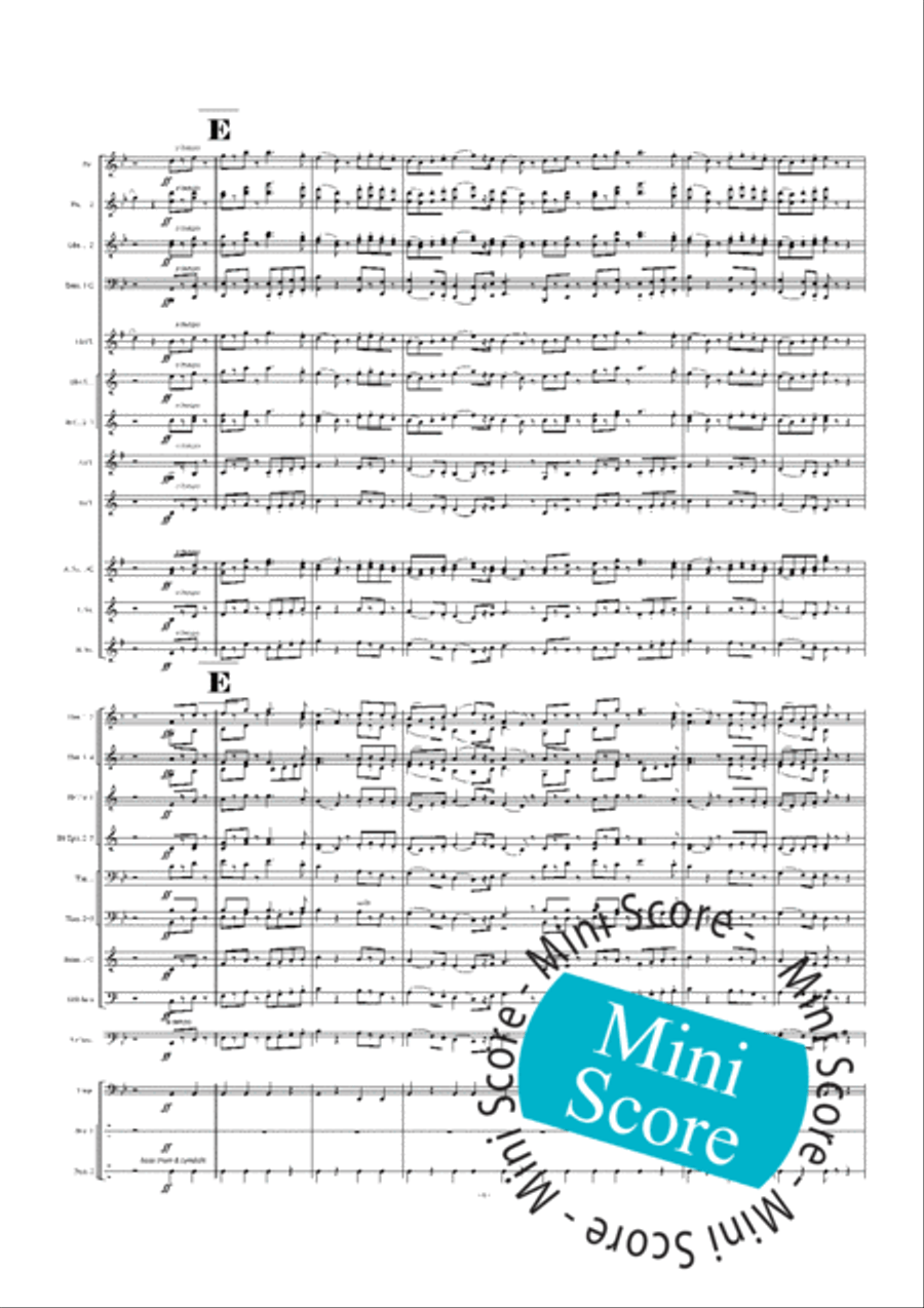 Overture La Poupee de Nuremberg Concert Band scores gallery preview page 12