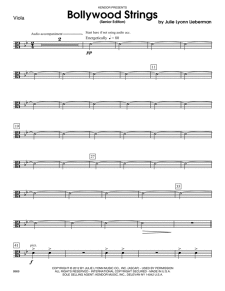Bollywood Strings (Senior Edition) - Viola
