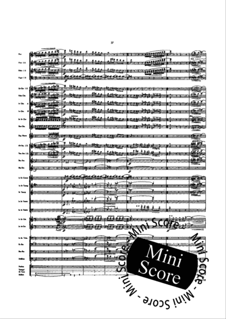Symphonie pour Orchestre d'Harmonie Concert Band scores gallery preview page 43