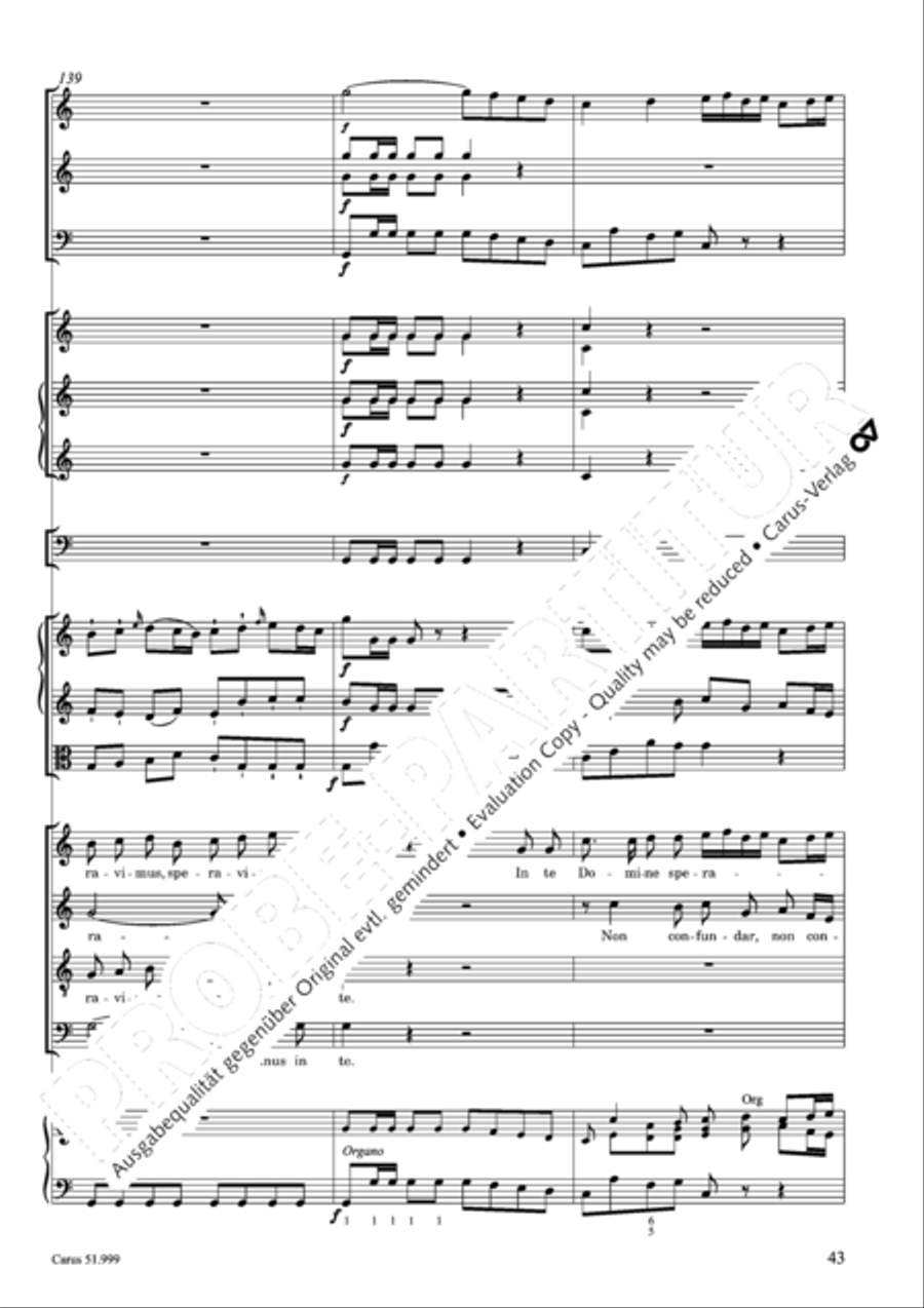 Te Deum Te Deum 4-Part scores gallery preview page 44