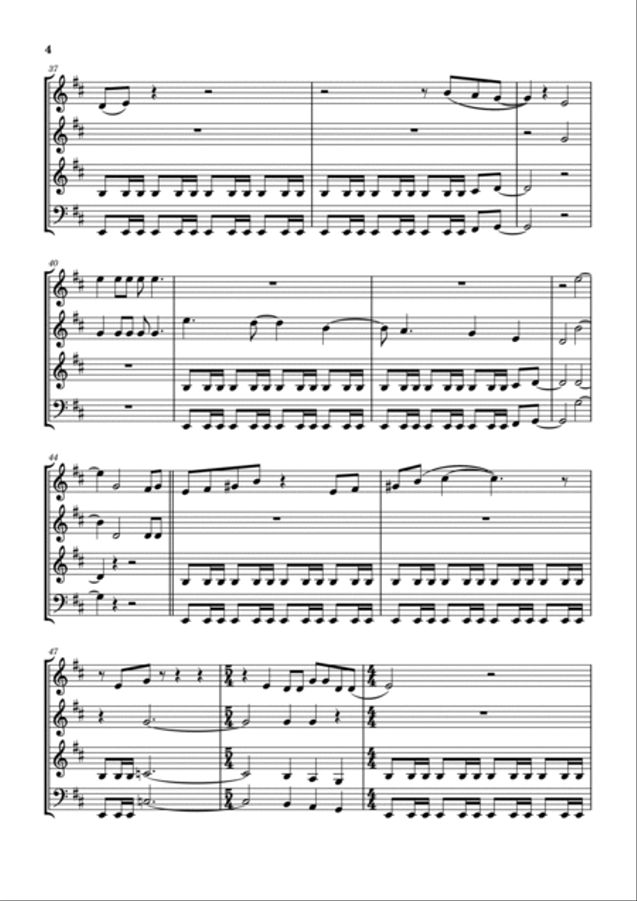 Barracuda Woodwind Quartet scores gallery preview page 5