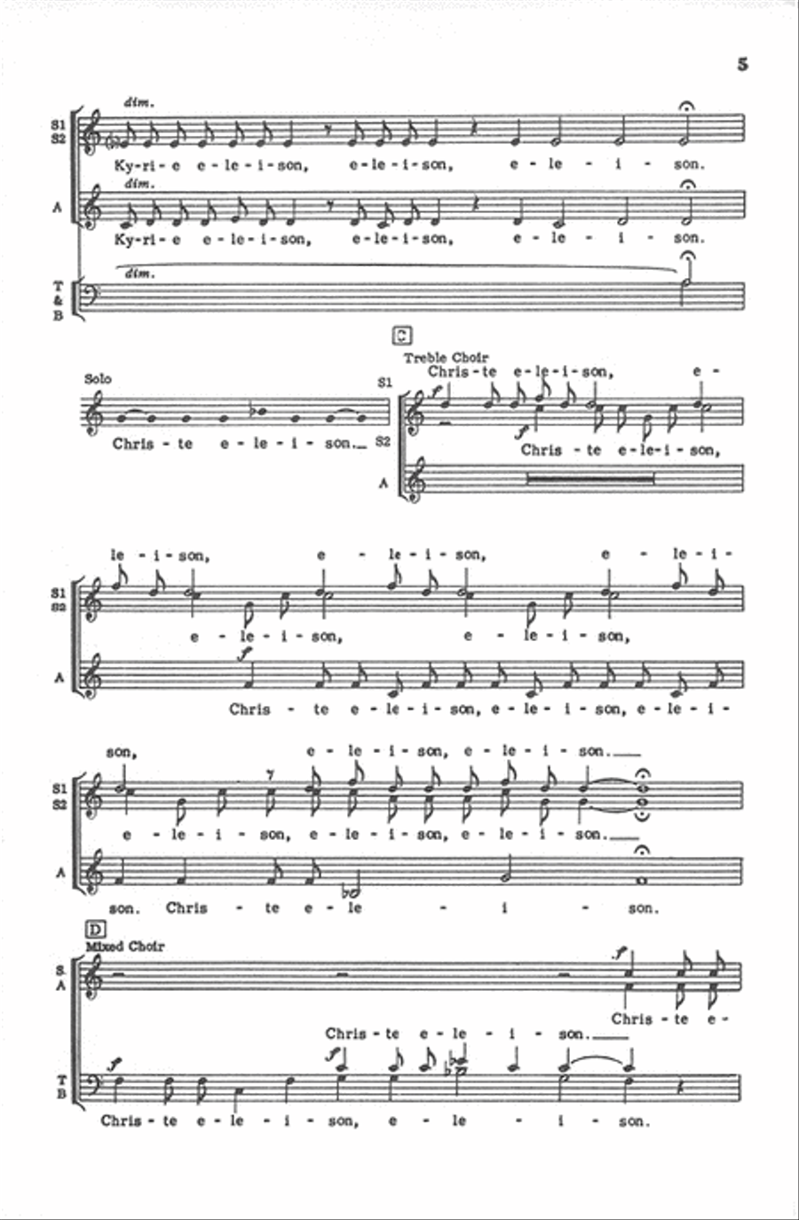 Kyrie (SSA, SATB) SSA scores gallery preview page 4