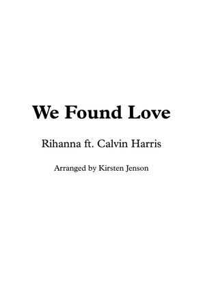 Book cover for We Found Love